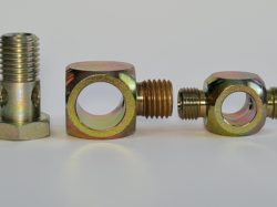 Fotka Flow screws and banjo couplings of adjustable connecting pieces