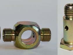 Fotka Flow screws and banjo couplings of adjustable connecting pieces